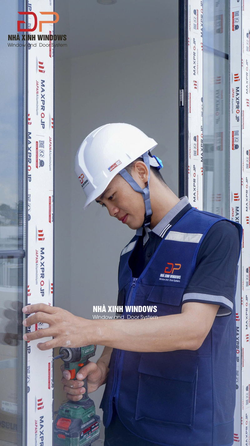 Cửa Nhôm Maxpro Jp Nhà Chị Hải Vân Tại Gò Vấp (36)