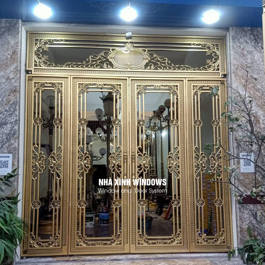 Cửa Nhôm đúc 4 Cánh