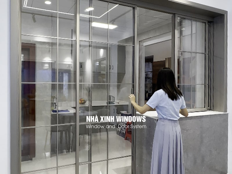 Cửa trượt quay Slim